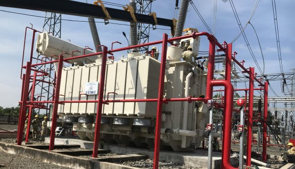 TRẠM 220KV KIÊN BÌNH – HÌNH ẢNH THI CÔNG HỆ THỐNG PCCC
